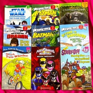 Lot of 9 grade 1-2 Scholastic/Children’s Reading Books